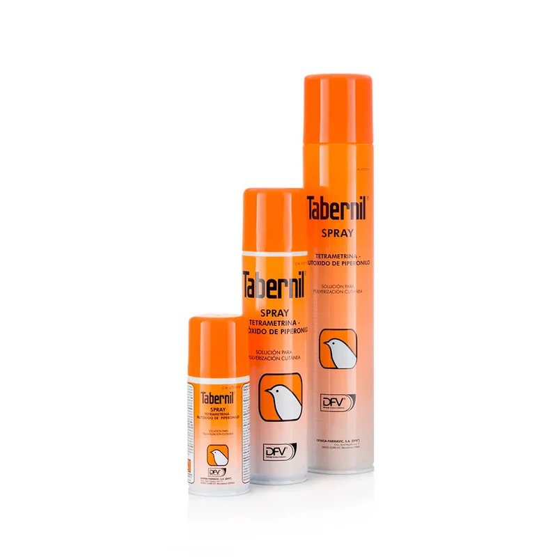 Spray antiparasitaire pour oiseaux 150 ml/400 ml TABERNIL