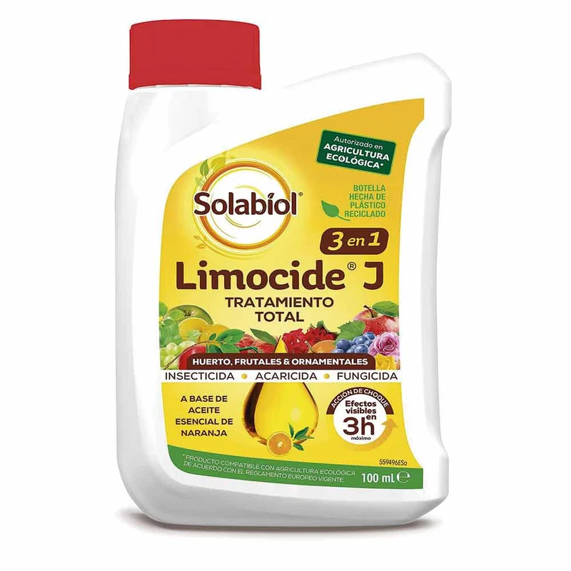 Insecticide, acaricide et fongicide Limocide J de Solabiol 100 ml