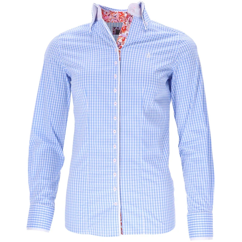 Schockemöhle Blouse FDL Eleonora Paisley L Blanc/Bleu