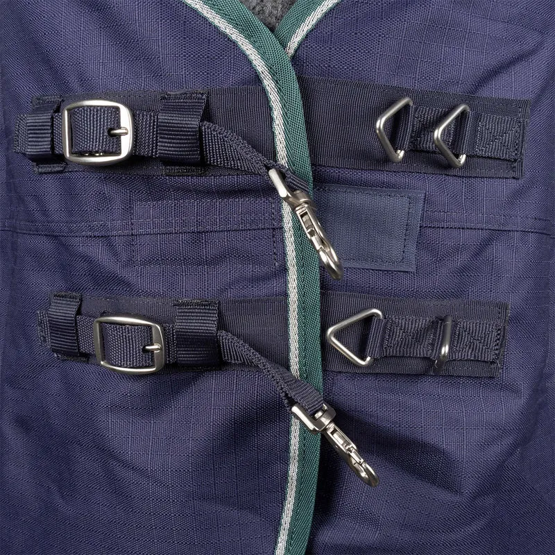 WeatherBeeta ComFiTec Plus Dynamic Turnout Detach-A-Neck 100g Navy/Forest Green