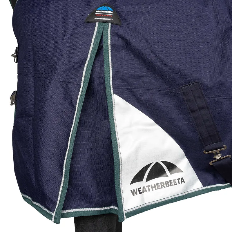 WeatherBeeta ComFiTec Plus Dynamic Turnout Detach-A-Neck 100g Navy/Forest Green