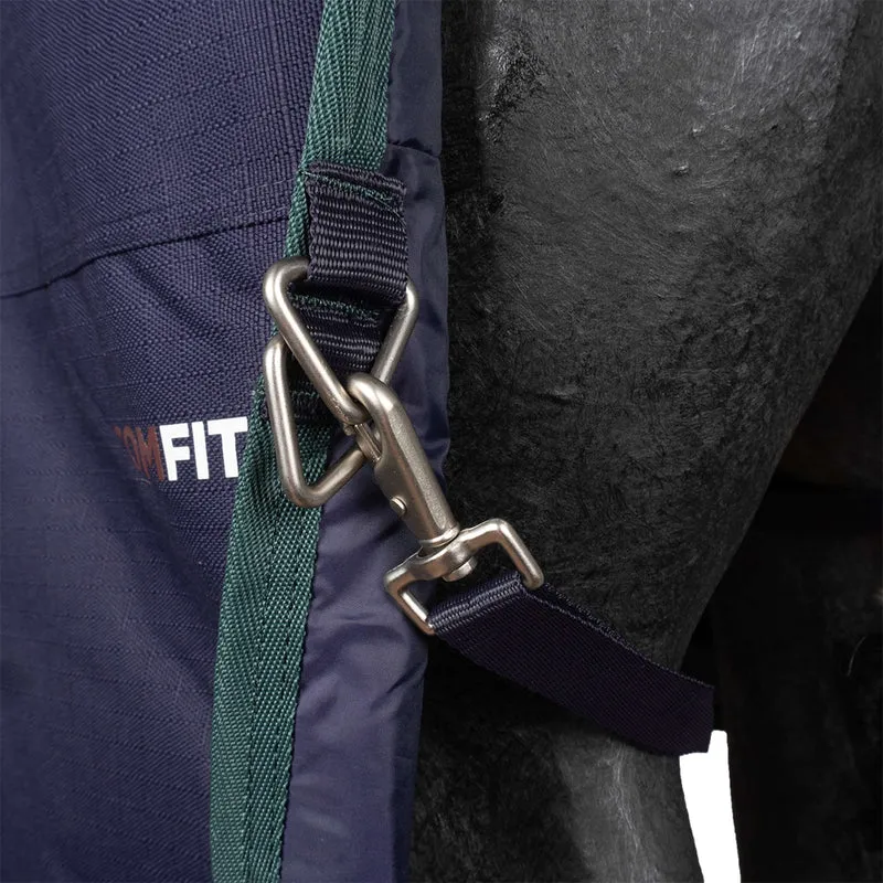 WeatherBeeta ComFiTec Plus Dynamic Turnout Detach-A-Neck 100g Navy/Forest Green