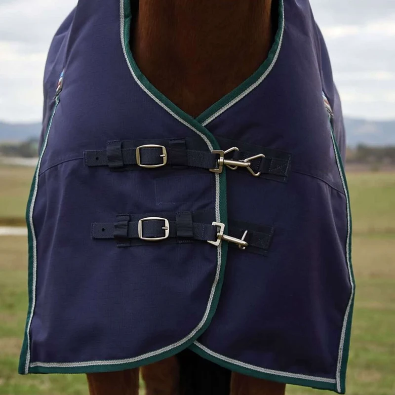 WeatherBeeta ComFiTec Plus Dynamic Turnout High Neck 100g Navy/Forest Green