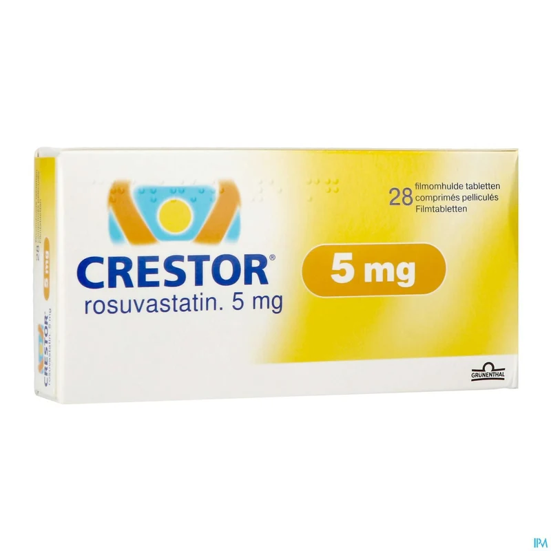 Crestor 5mg | 28 filmomhulde tabletten | Cholesterolverlager