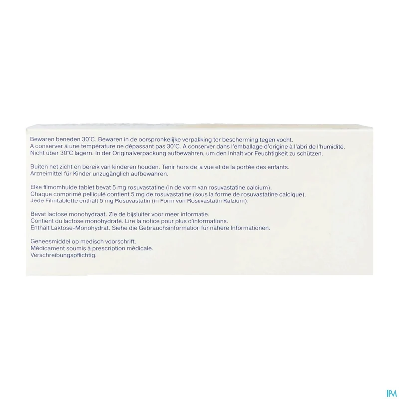 Crestor 5mg | 98 filmomhulde tabletten | Cholesterolverlager