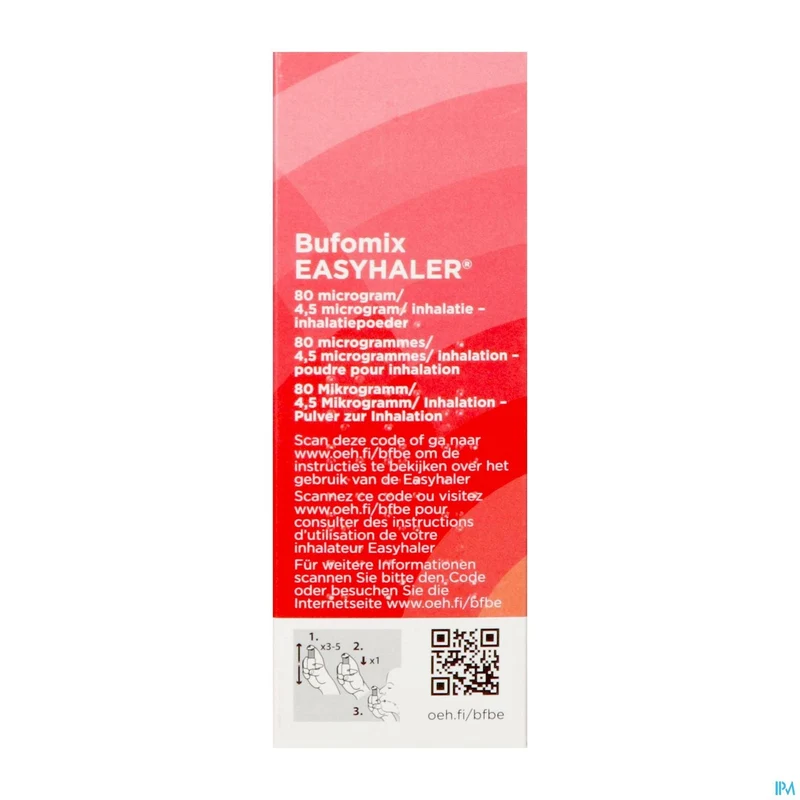 Bufomix Easyhaler 80/4,5mcg | 120 doses inhalatiepoeder | Astma