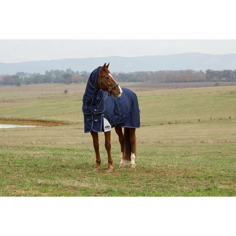 WeatherBeeta ComFiTec Ultra Turnout Detach-A-Neck 100g Marin