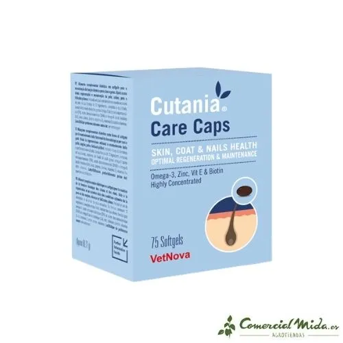 VETNOVA Cutania Care Caps pour chiens et chats