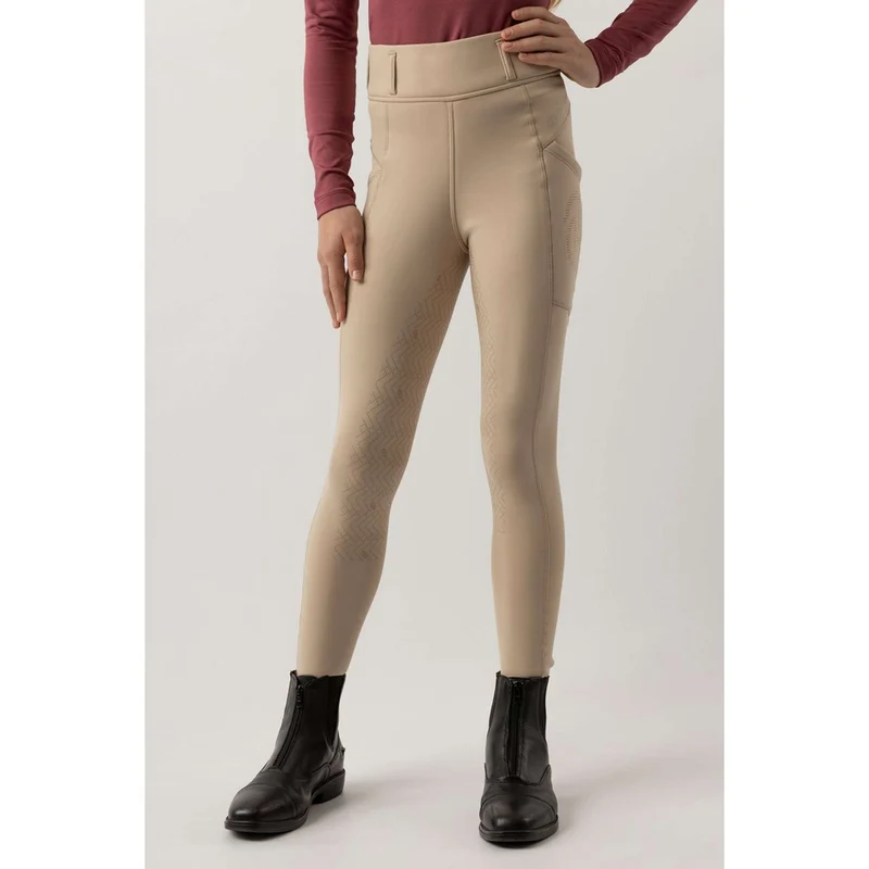 BR Legging d'Équitation Eevolv Lenny Full Grip Enfants Doeskin