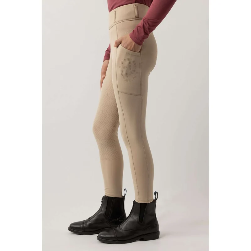 BR Legging d'Équitation Eevolv Lenny Full Grip Enfants Doeskin