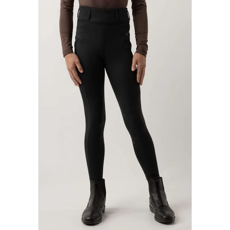 BR Legging d'Équitation Eevolv Lenny Full Grip Enfants Moonless Night