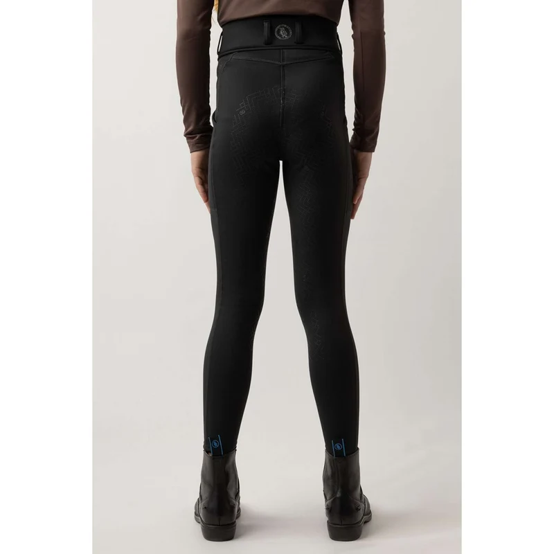 BR Legging d'Équitation Eevolv Lenny Full Grip Enfants Moonless Night