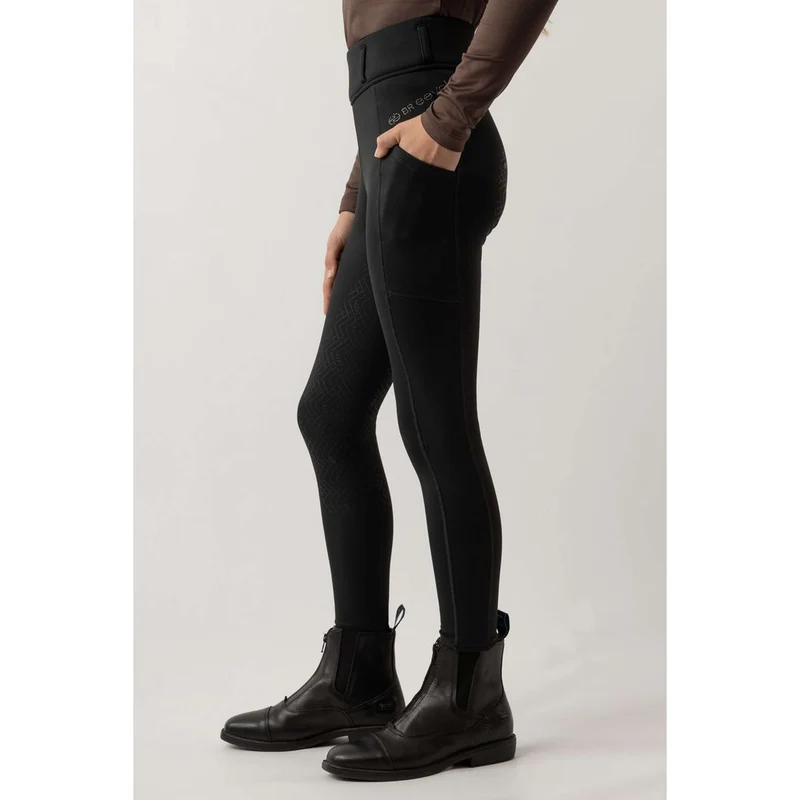 BR Legging d'Équitation Eevolv Lenny Full Grip Enfants Moonless Night
