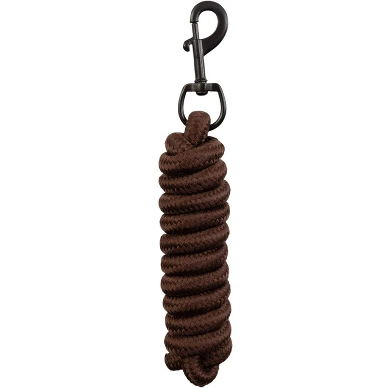 BR Corde pour Licol Mousqueton Noir Mat Choco Martini
