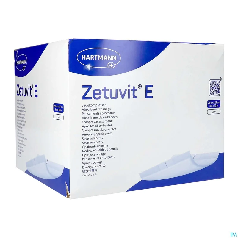 Zetuvit E | 50 niet-steriele kompressen 20x25cm | Wondverzorging