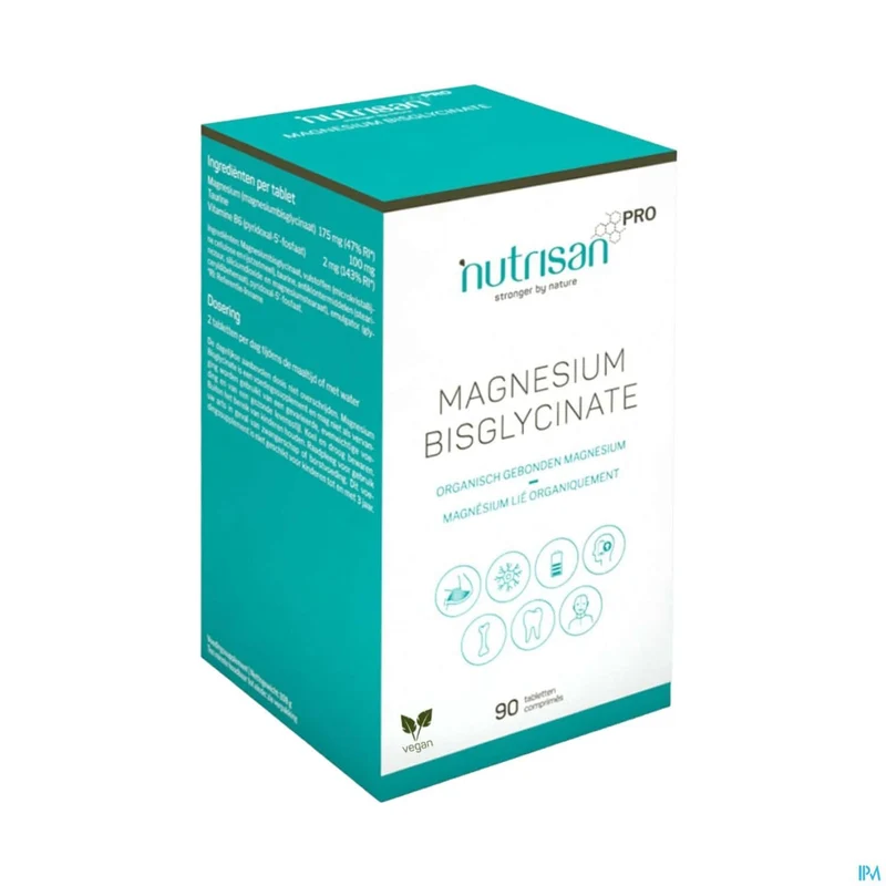 Nutrisan Magnesium Bisglycinate | 90 tabletten | Voedingssupplement
