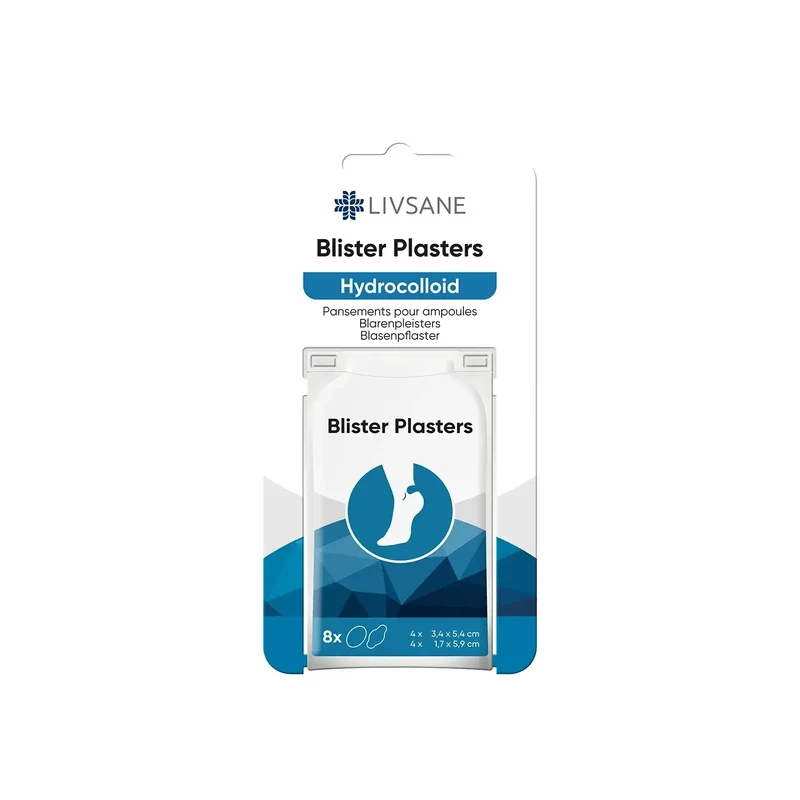 LIVSANE Hydrocolloïde Blarenpleisters | 8 stuks | Wondverzorging