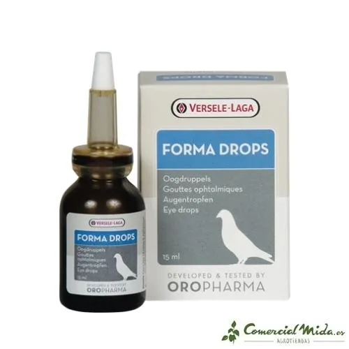 OROPHARMA Forme Gouttes Collyre Pigeons