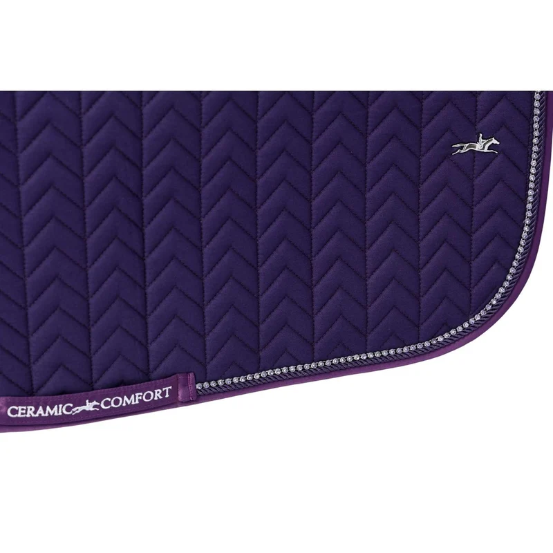 Schockemöhle Tapis de Selle SPCeramica Dressage Violet Foncé
