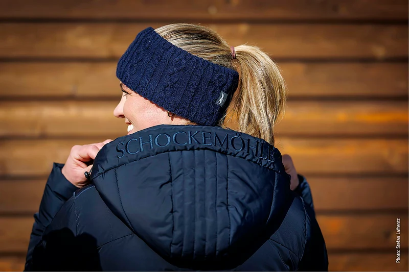 Schockemöhle Bandeau Braided Foncé Marine