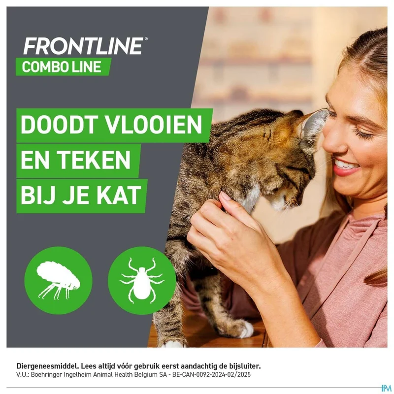 Frontline Combo Line Kat | 6x0,5ml pipetten | Vlooienbestrijding