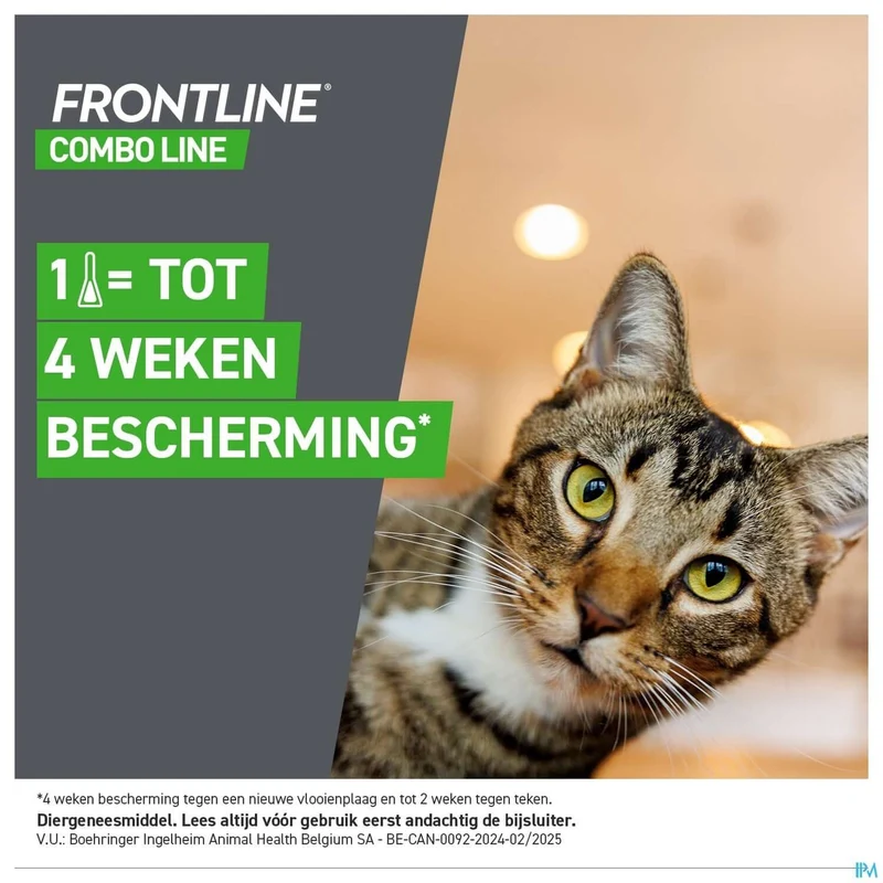 Frontline Combo Line Kat | 6x0,5ml pipetten | Vlooienbestrijding