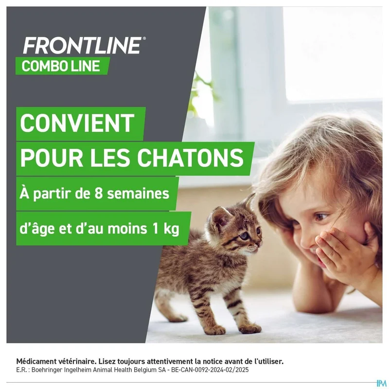 Frontline Combo Line Kat | 6x0,5ml pipetten | Vlooienbestrijding