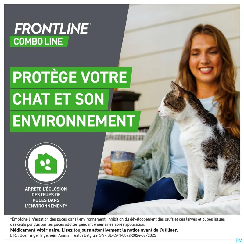 Frontline Combo Line Kat | 6x0,5ml pipetten | Vlooienbestrijding
