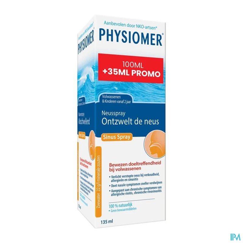 Physiomer Sinus | 135+35ml neusspray | Neusverstopping