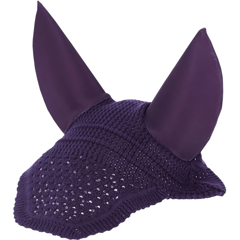Schockemöhle Bonnet Anti-Mouches Elegant Spark Violet Foncé