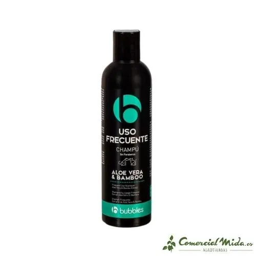 BUBBLES Shampoing Usage Fréquent pour Chiens