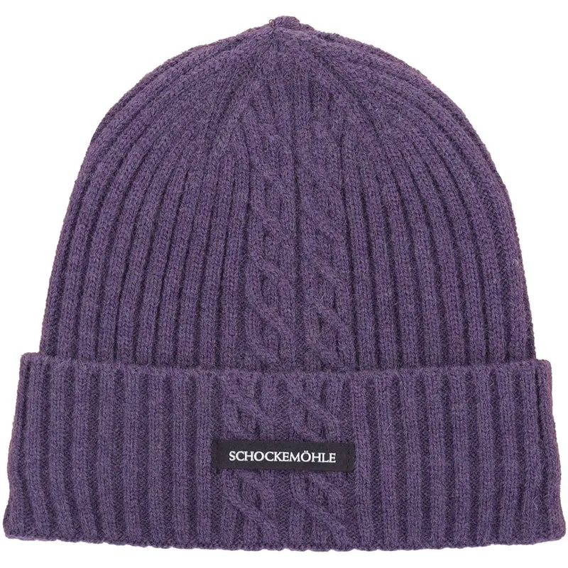 Schockemöhle Bonnet Braided Violet Foncé
