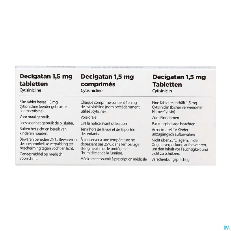Decigatan 1,5mg Tabl 100