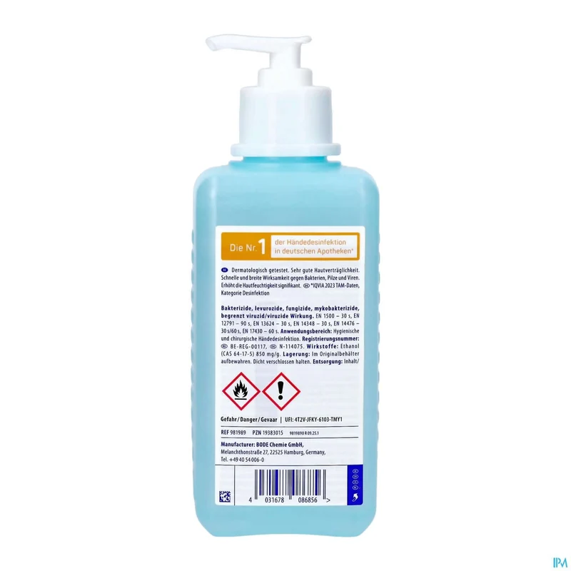 Sterillium Gel | 500ml pompflacon | Handdesinfectie