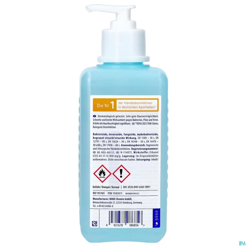 Sterillium Gel | 500ml pompflacon | Handdesinfectie