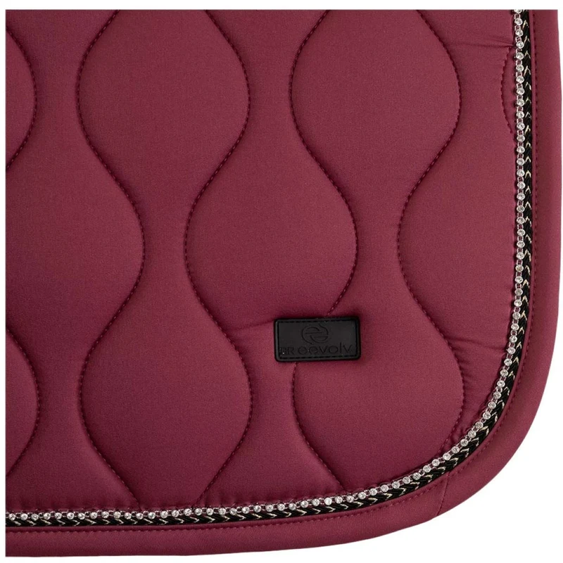BR Tapis de Selle Eevolv Louise Dressage Maroon Red