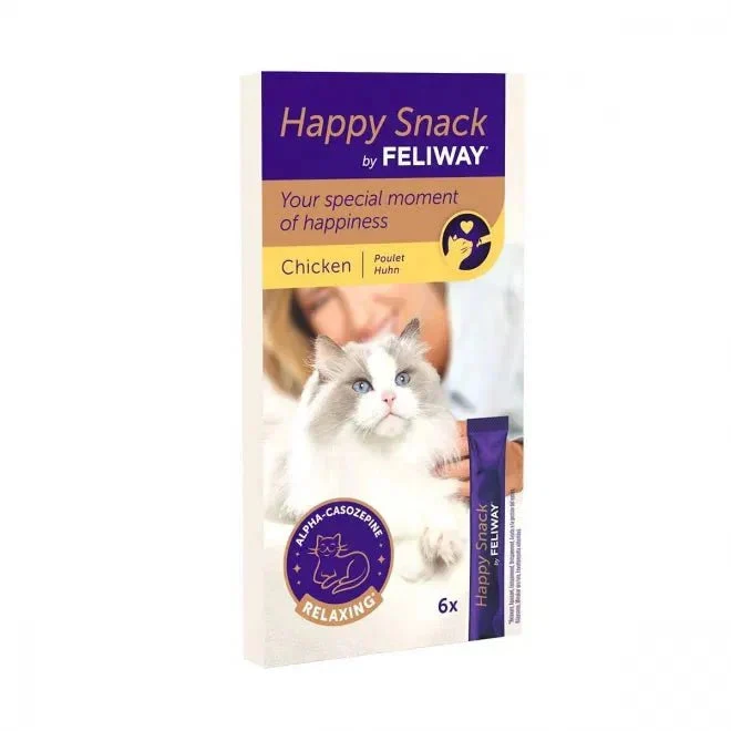 Feliway Happy Snack Chicken Sticks 6x15g