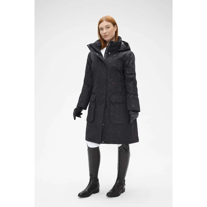 Mountain Horse Veste Longue Saga Black Leaf