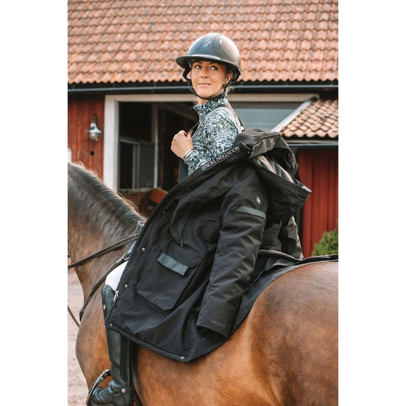 Mountain Horse Veste Longue Saga Onyx Black