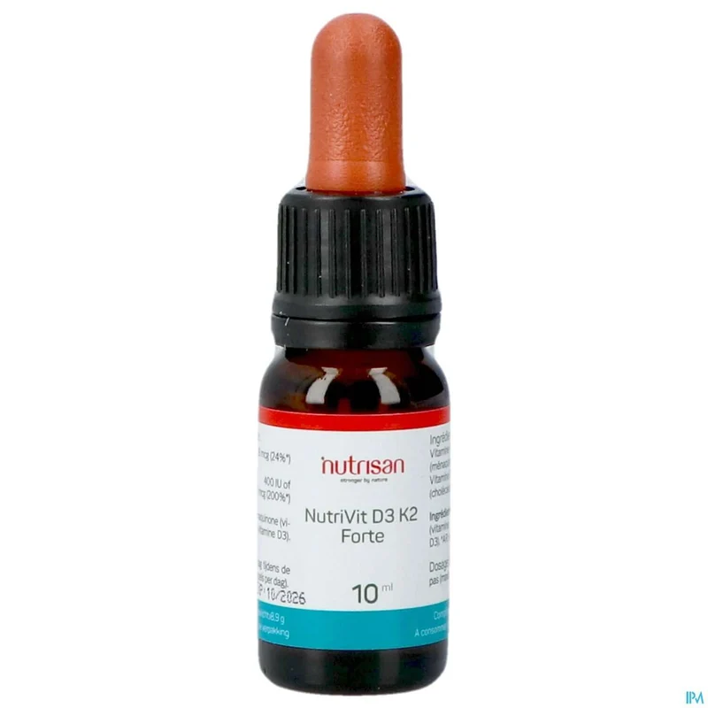 Nutrisan Nutrivit D3 K2 Forte | 10ml druppels | Botten & spieren