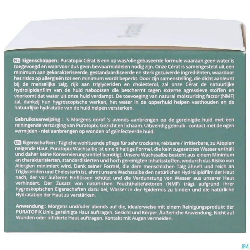 Puratopix Cerat | 200ml barrièrecrème | Droge & atopische huid