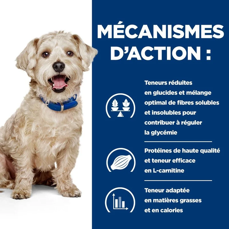 Hill's Prescription Diet w/d Diabetes Care au poulet - croquettes chien