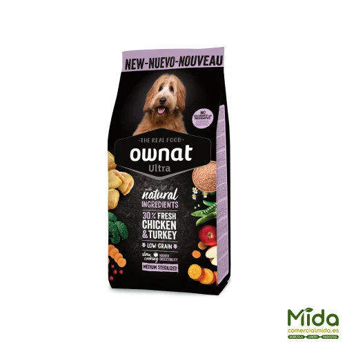 Je pense que OWNAT Ultra Medium Stérilisé Chiens Moyens Stérilisés