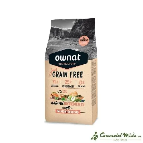 Je pense que OWNAT Grain Free Adult Salmon&Seafood for Adult Dogs