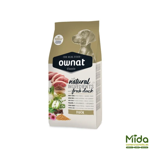Je pense OWNAT CLASSIC Canard pour Chiens