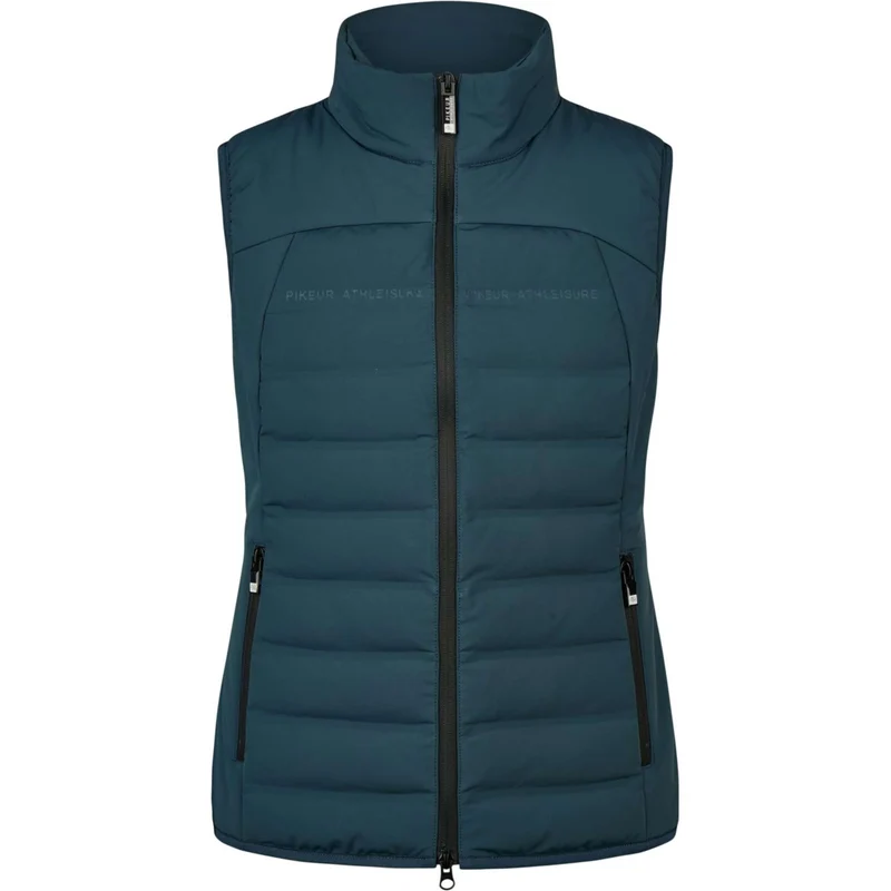Pikeur Bodychauffant Quilted FlexVest Athleisure AW26 Pine Green