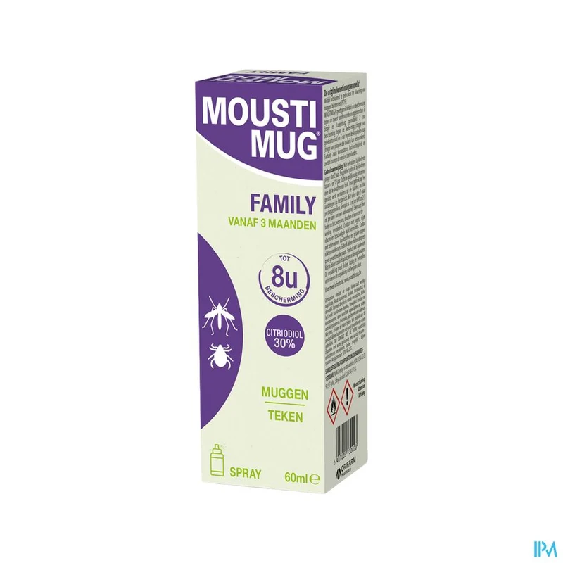 Moustimug Citriodiol 30% | 60ml spray | Insectenbescherming