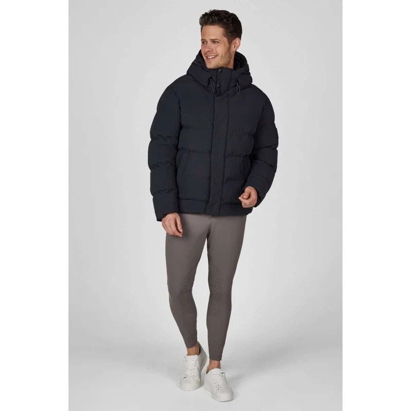 Pikeur Manteau d'Hiver Quilted Athleisure AW26 Hommes Noir