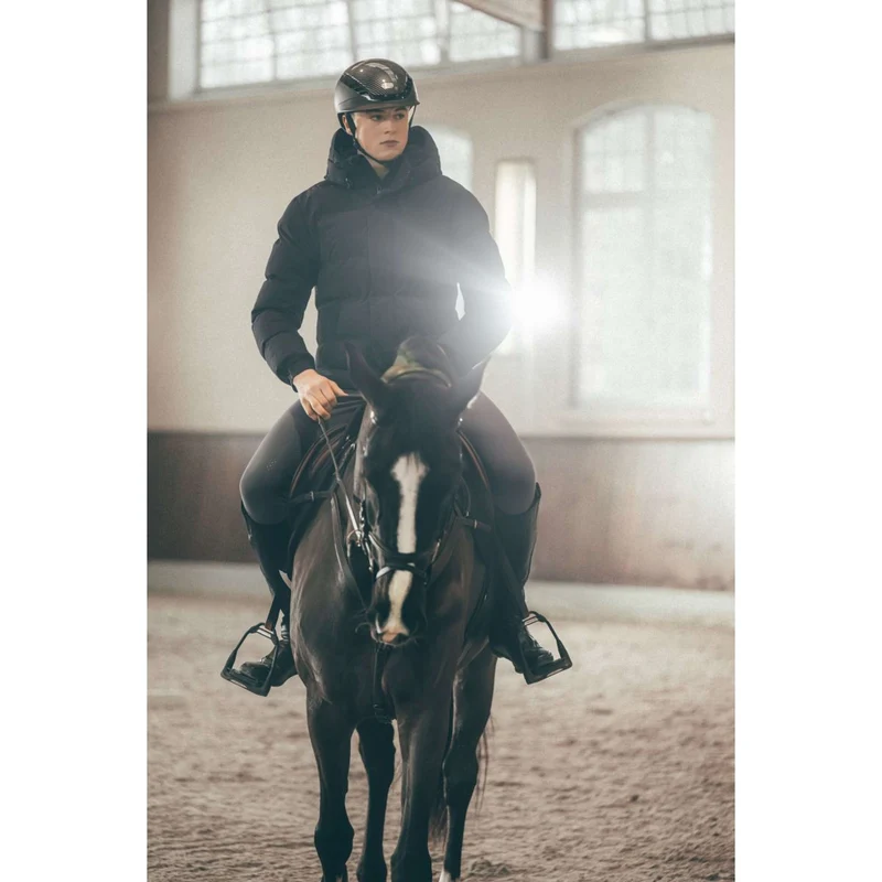 Pikeur Manteau d'Hiver Quilted Athleisure AW26 Hommes Noir