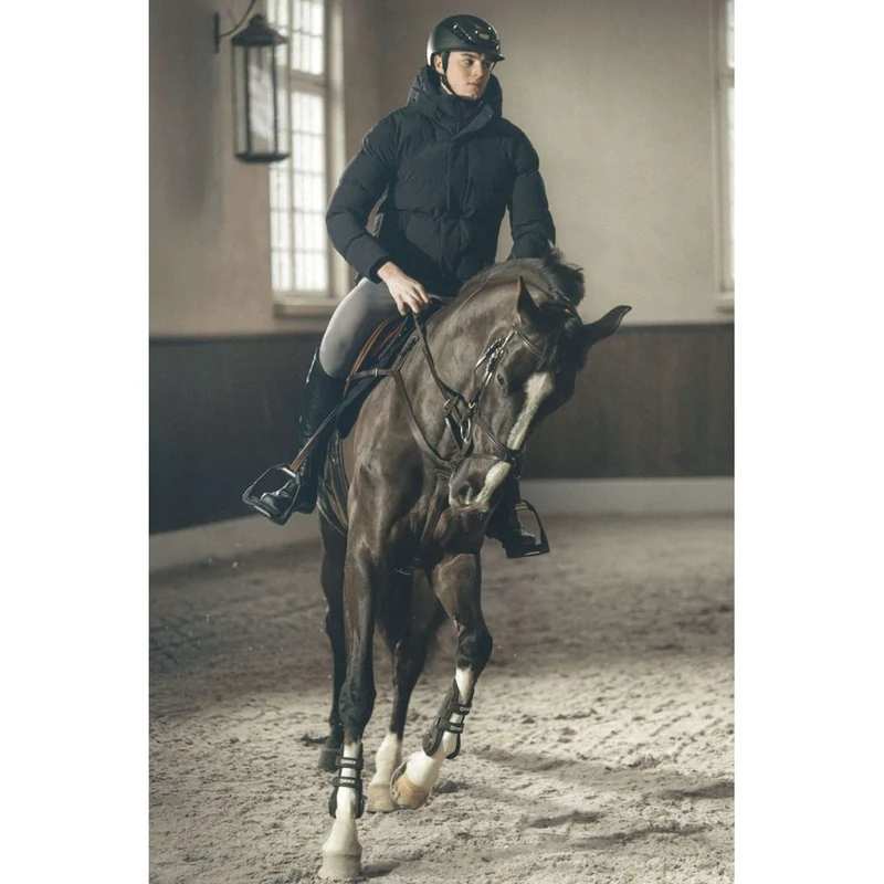 Pikeur Manteau d'Hiver Quilted Athleisure AW26 Hommes Noir